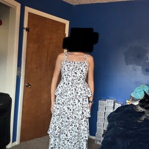 Floral Tiered Maxi Dress